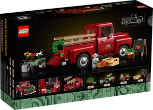 LEGO red truck set packaging on a white background