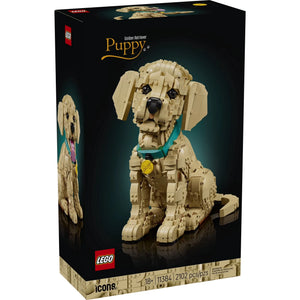LEGO 11384 Golden Retriever Set on white background