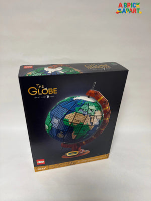 LEGO globe set packaging on a white background
