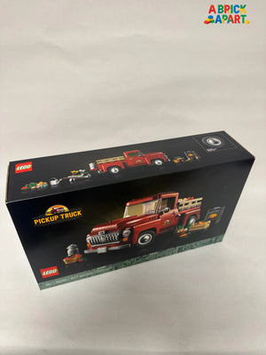 LEGO pickup truck set packaging on a white background