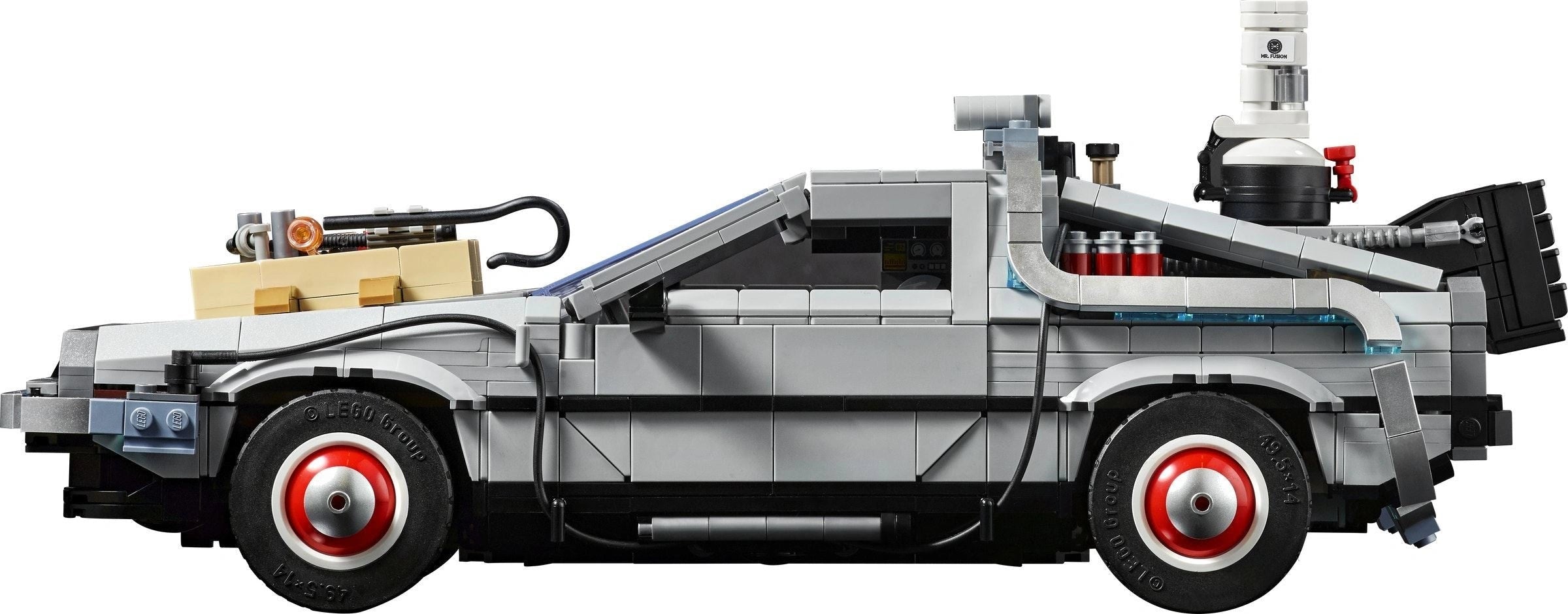 Legion of Legends DeLorean time machine model on a white background