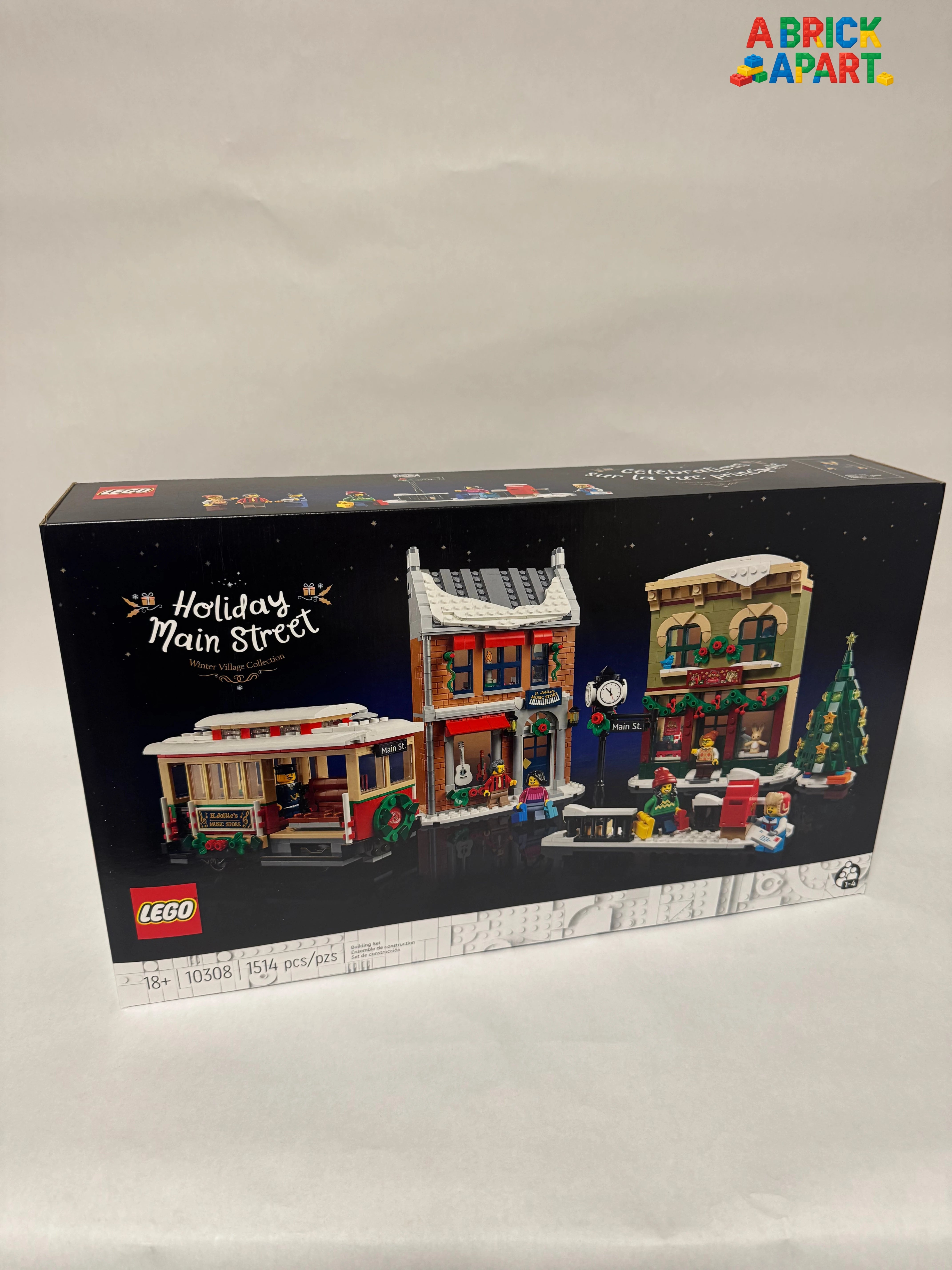 LEGO Holiday Main Street set packaging on a white background