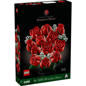 LEGO Bouquet of Roses set packaging on a white background