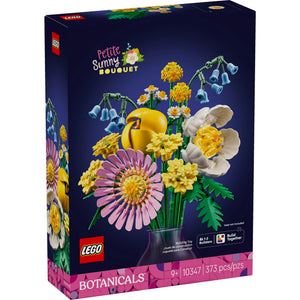 LEGO Botanicals Petite Sunny Bouquet set packaging on a white background