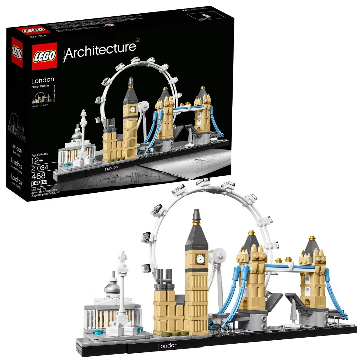 LEGO 21034 London Skyline on white background