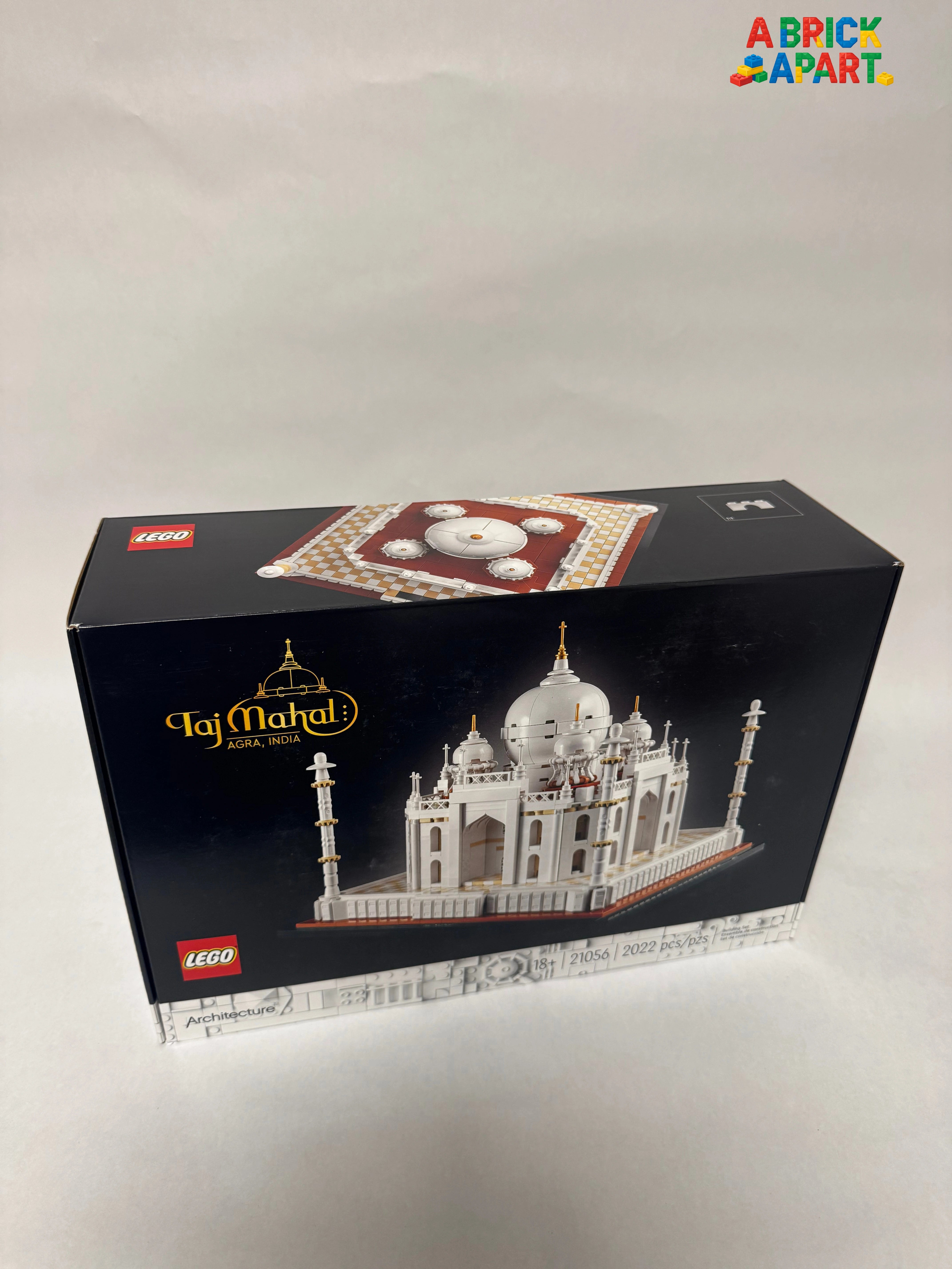 LEGO Taj Mahal set packaging on a white background