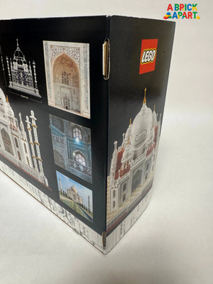 LEGO box with images of a architectural model and LEGO logo.