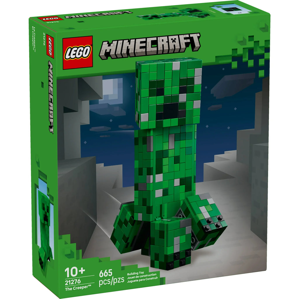 LEGO Minecraft Creeper figure packaging on a white background