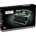 LEGO Typewriter set packaging on a white background