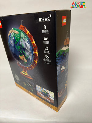 LEGO Globe Back set on white background