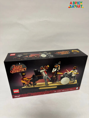 LEGO Ideas Jazz Quartet set packaging on a white background