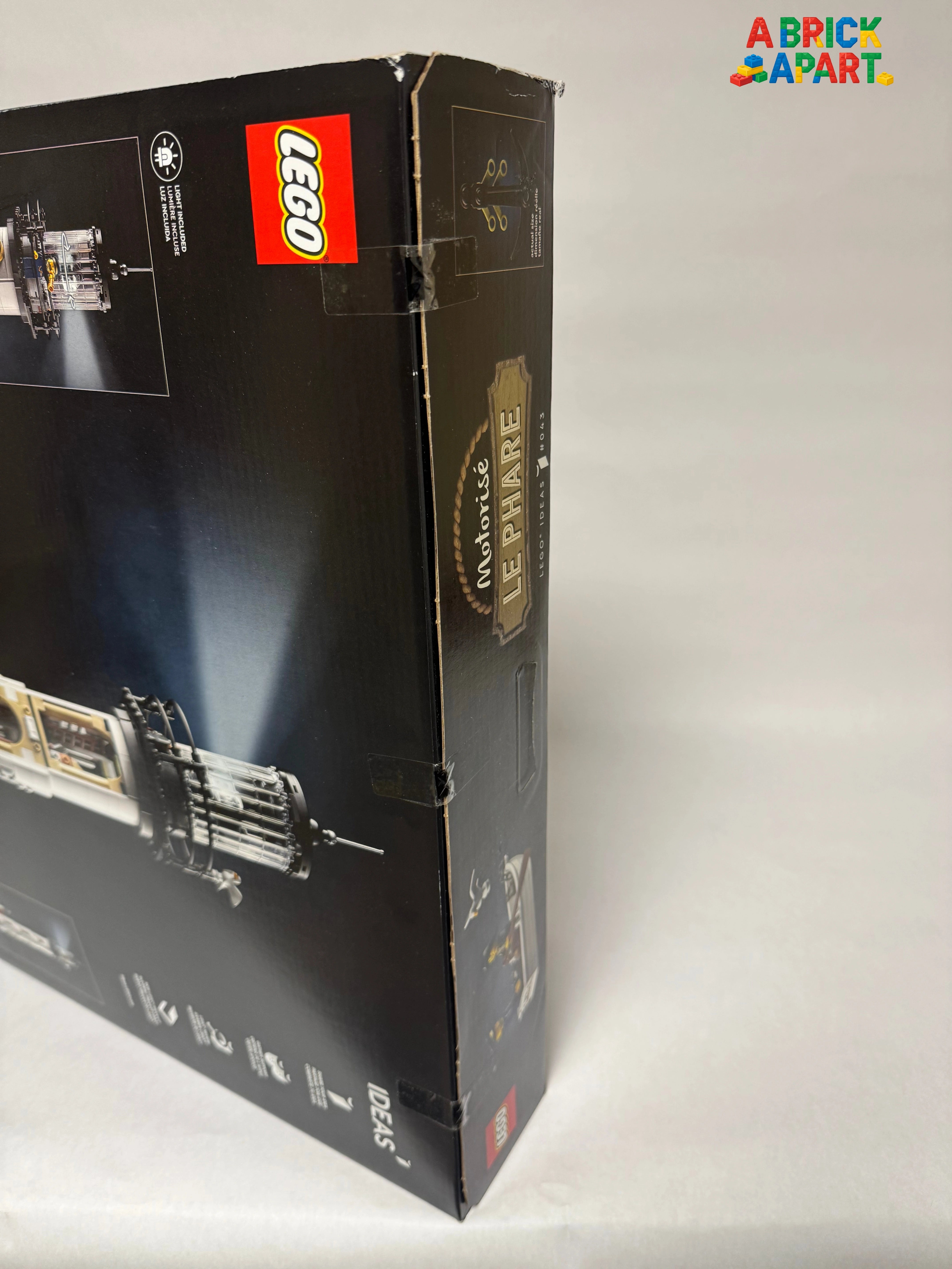 Legoland box with LEGO logo on a white background