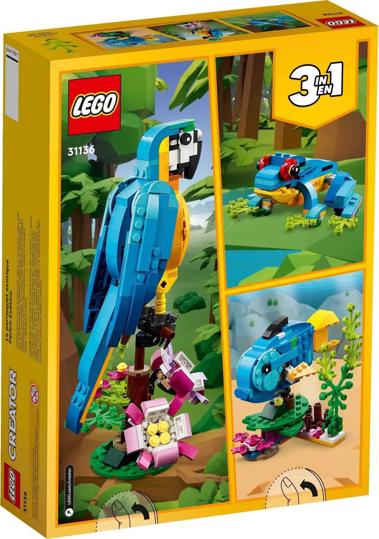 LEGO® 31136 Creator Exotic Parrot alternate image 9