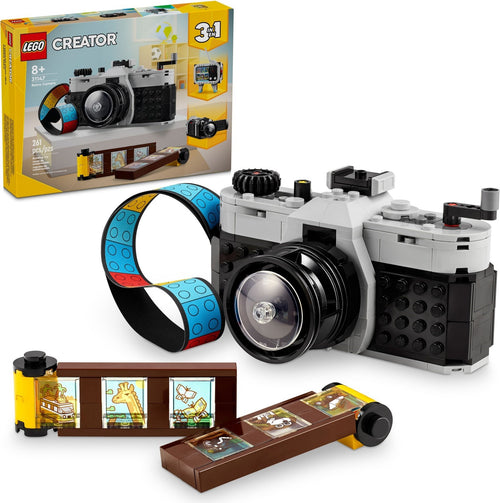 LEGO Creator camera set with packaging on a white background