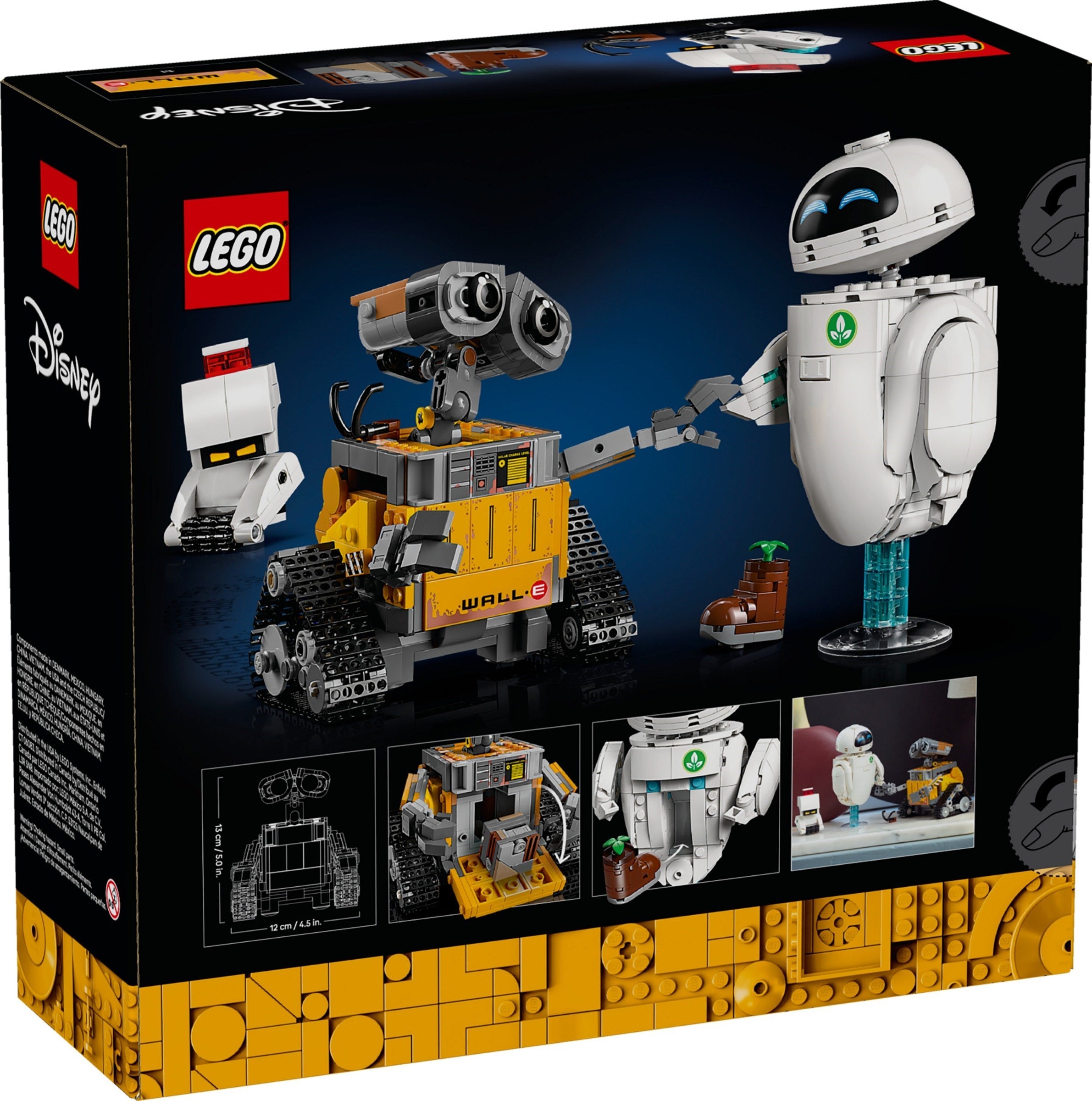 LEGO Disney robot set packaging with characters and features displayed
