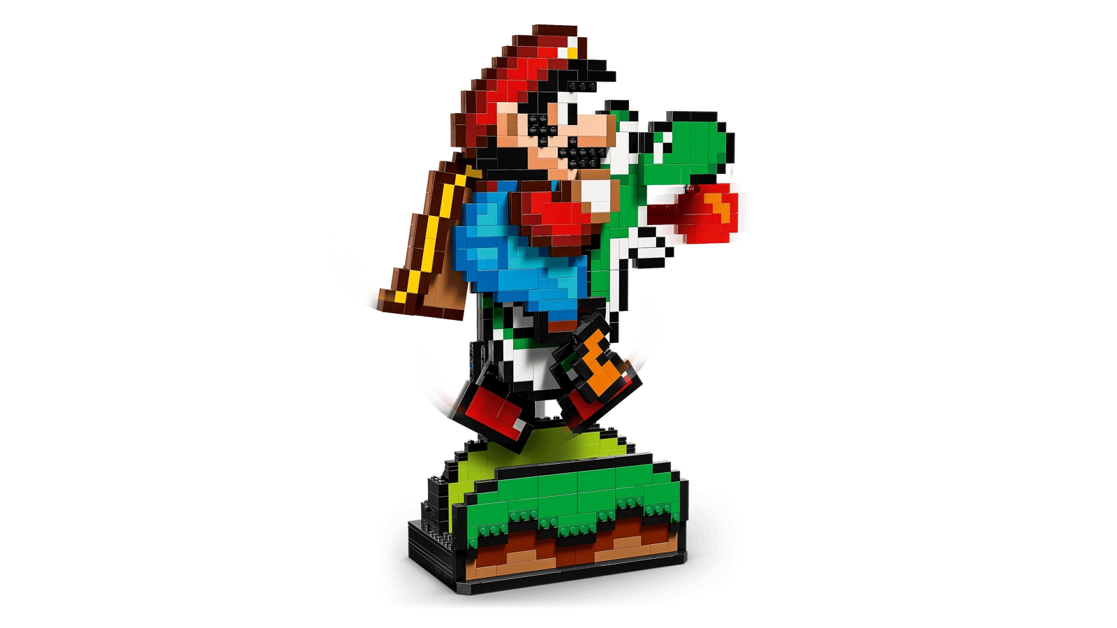 LEGO figure of a character from a video game on a white background
