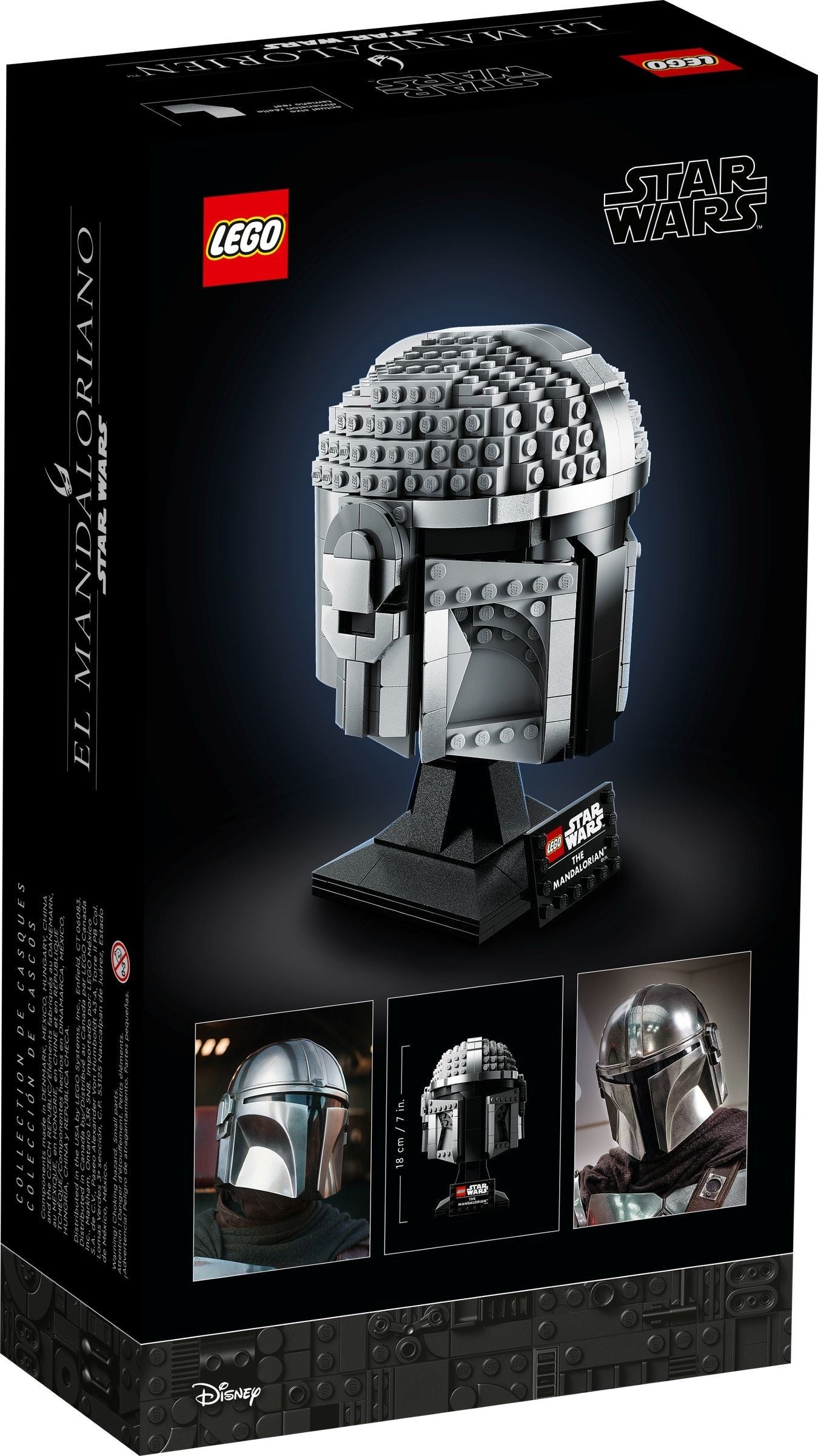 LEGO Star Wars Mandalorian helmet set packaging