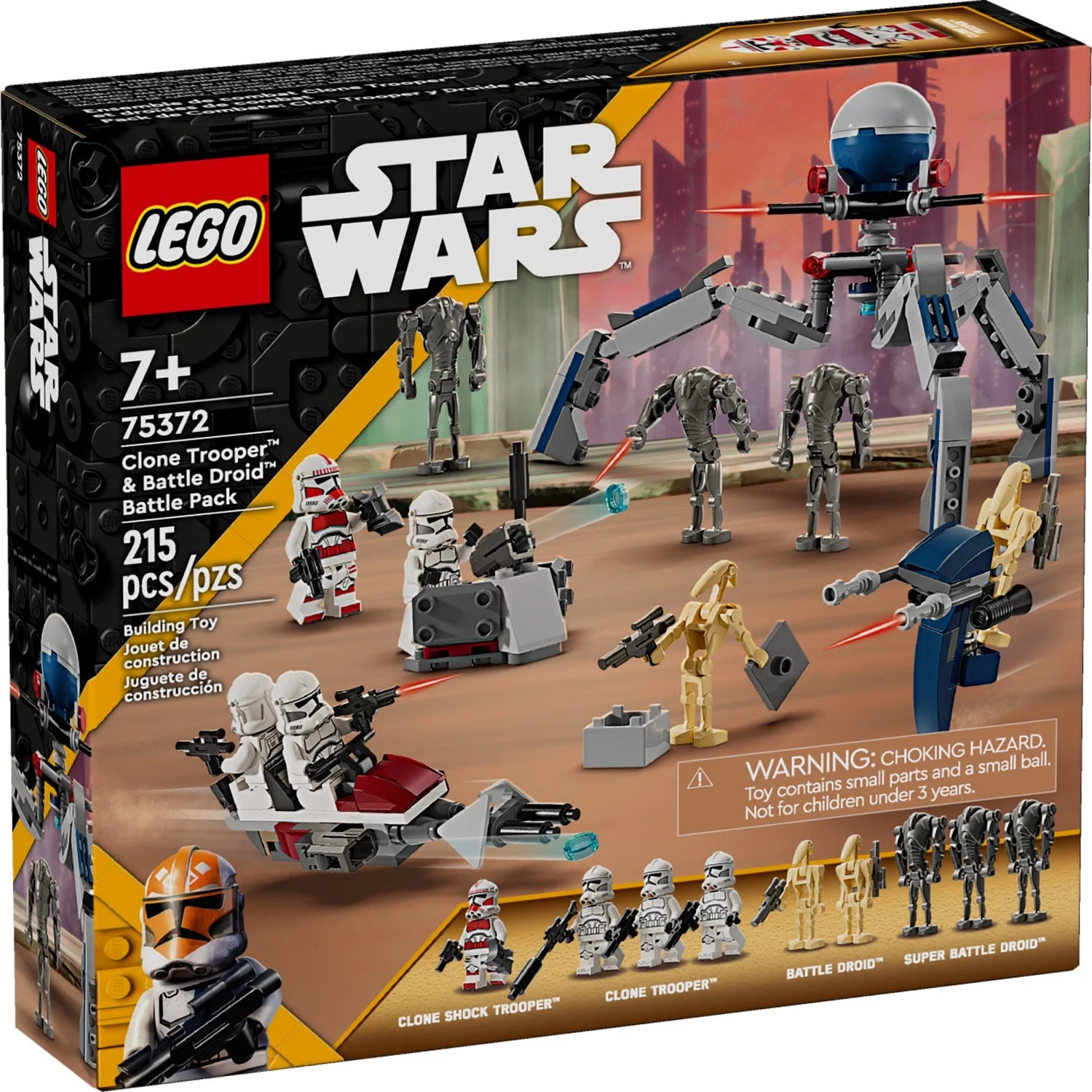 LEGO Star Wars Clone Trooper & Battle Droid Battle Pack set packaging