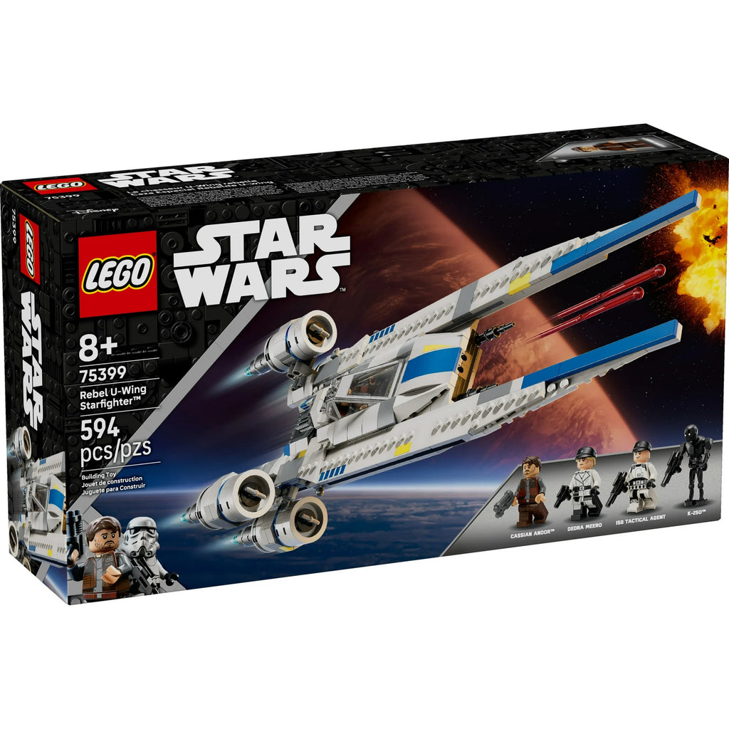 LEGO Star Wars Rebel U-Wing Starfighter set packaging on a white background