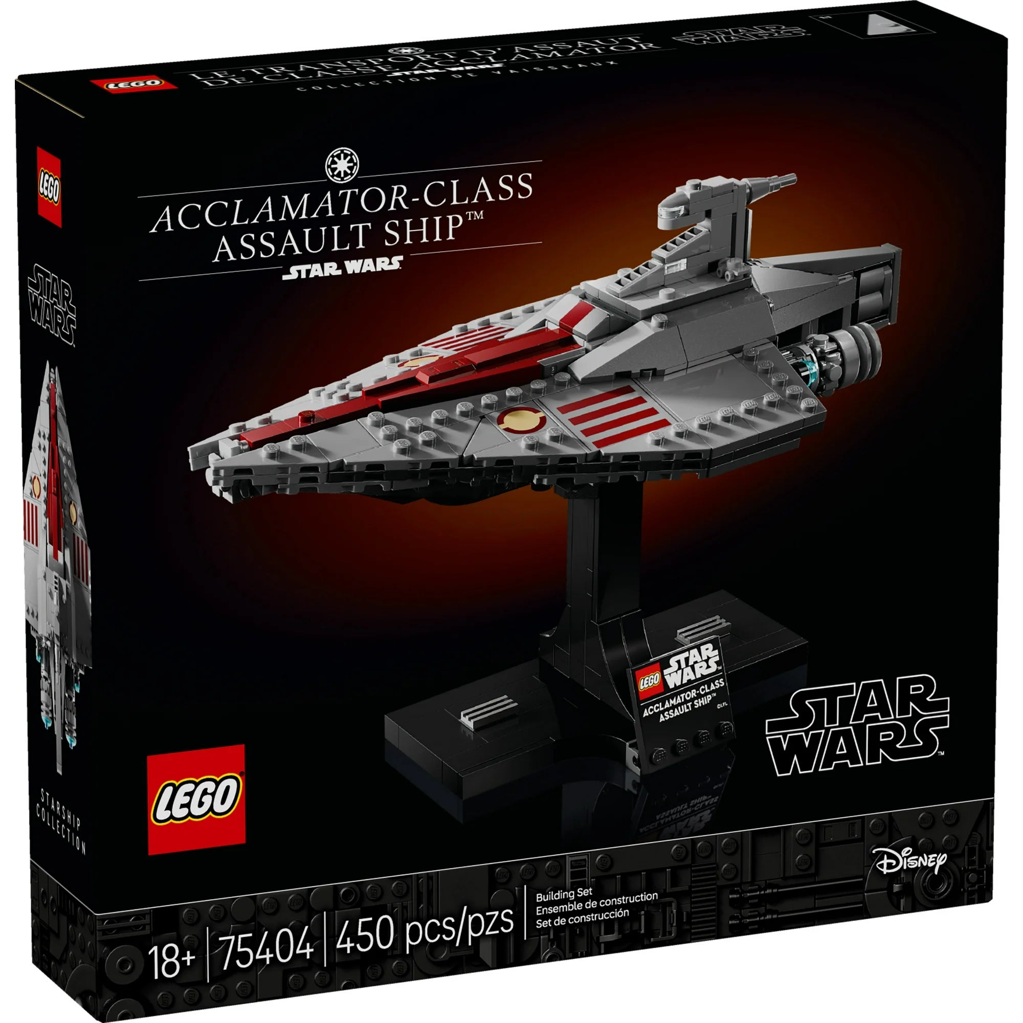 LEGO Star Wars Acclamator-Class Assault Ship packaging