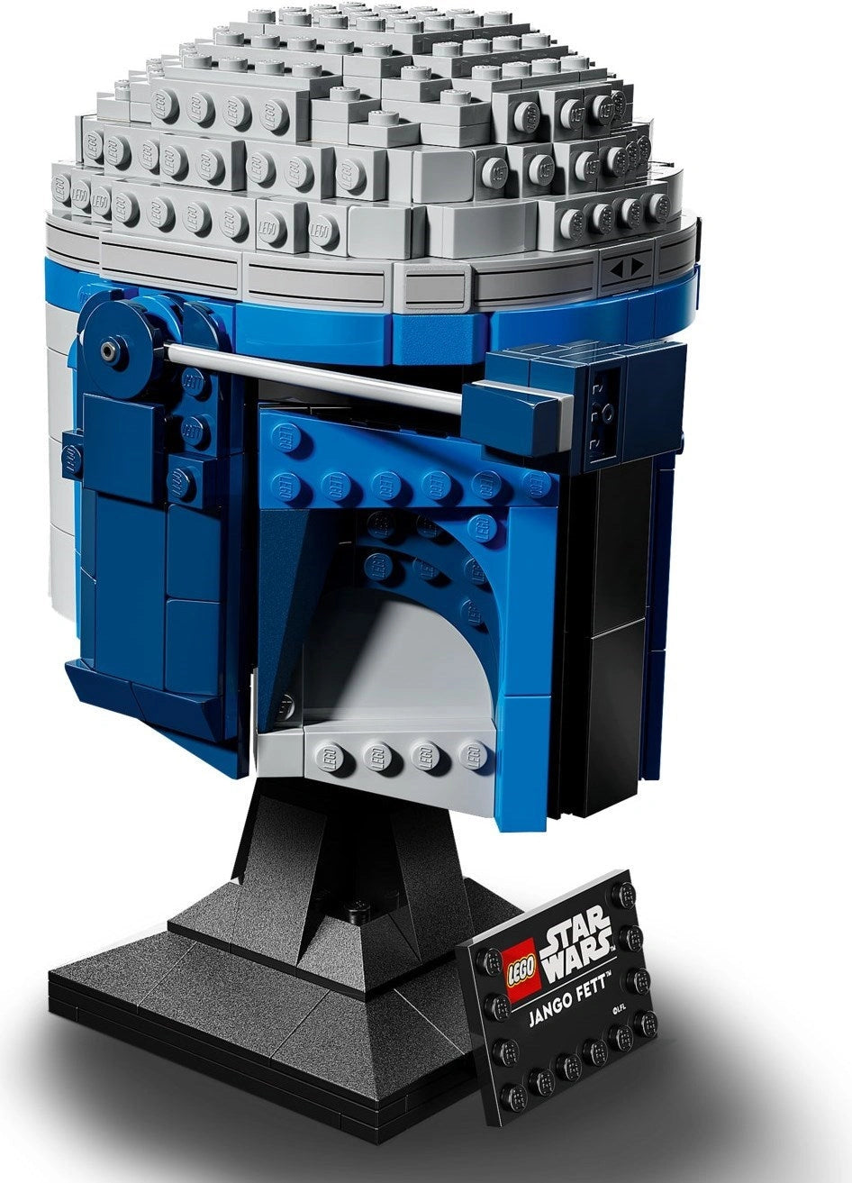 LEGO Jango Fett helmet model on a white background