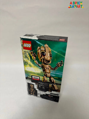 LEGO Groot packaging on a white background