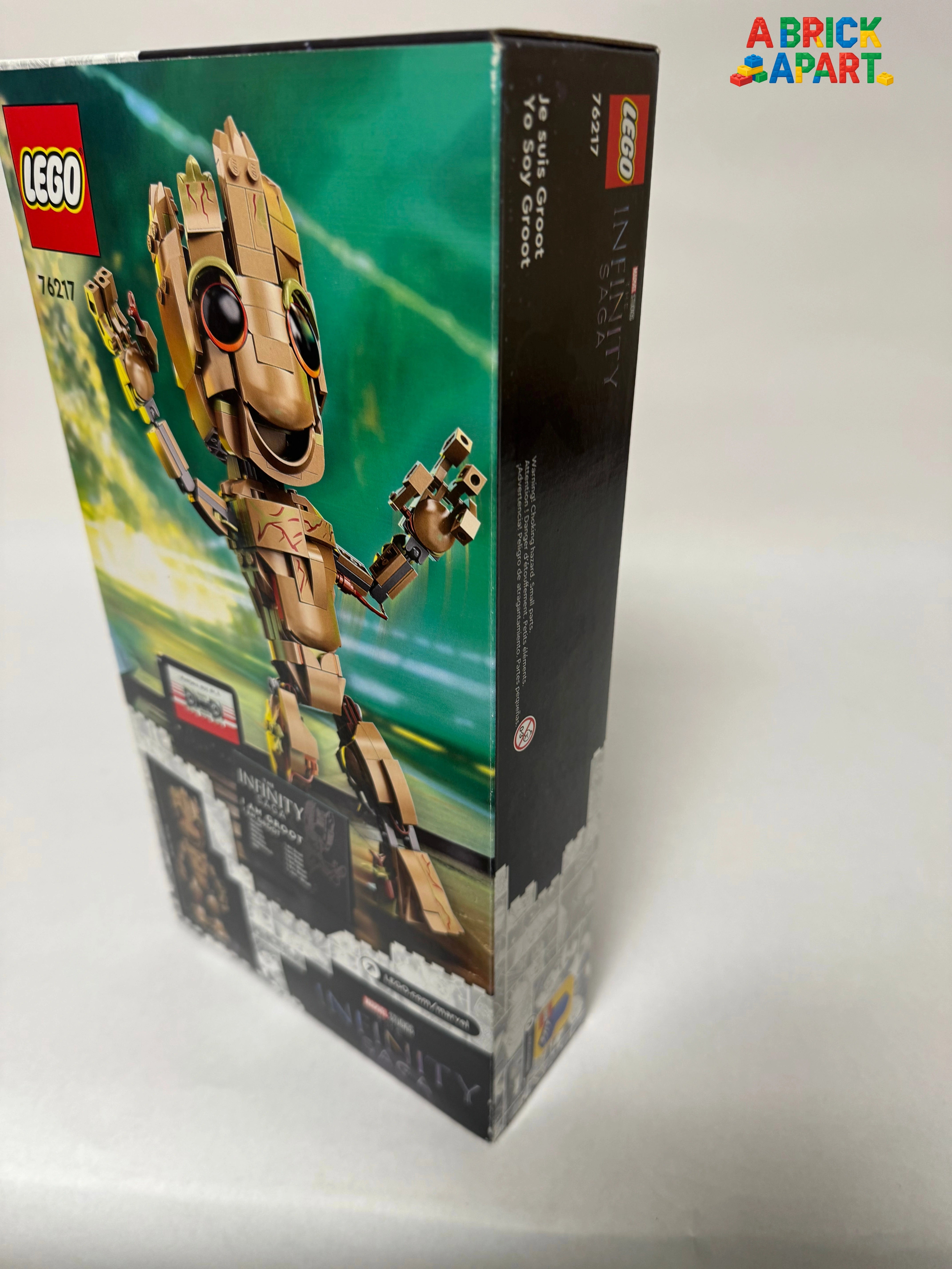 LEGO set packaging with robot figure on a white background