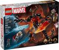 LEGO Marvel Thor vs. Surtur construction figure set packaging