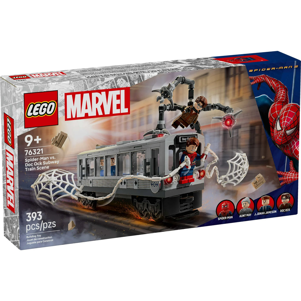 LEGO Marvel Spider-Man vs. Doctor Ock Subway Train Scene packaging