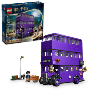 LEGO Harry Potter Knight Bus set with packaging on a white background