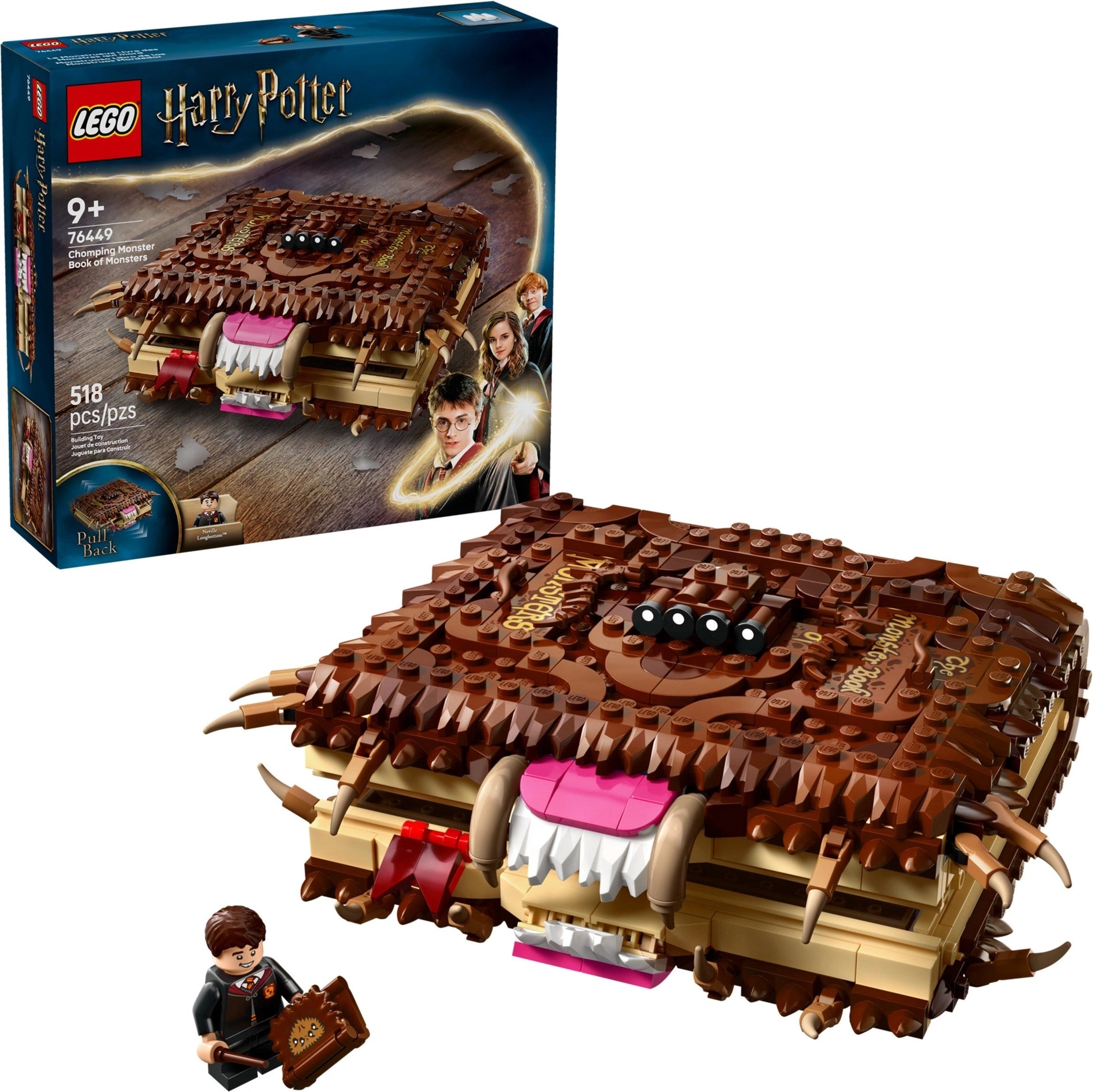 LEGO Harry Potter set with dragon-like creature and packaging
