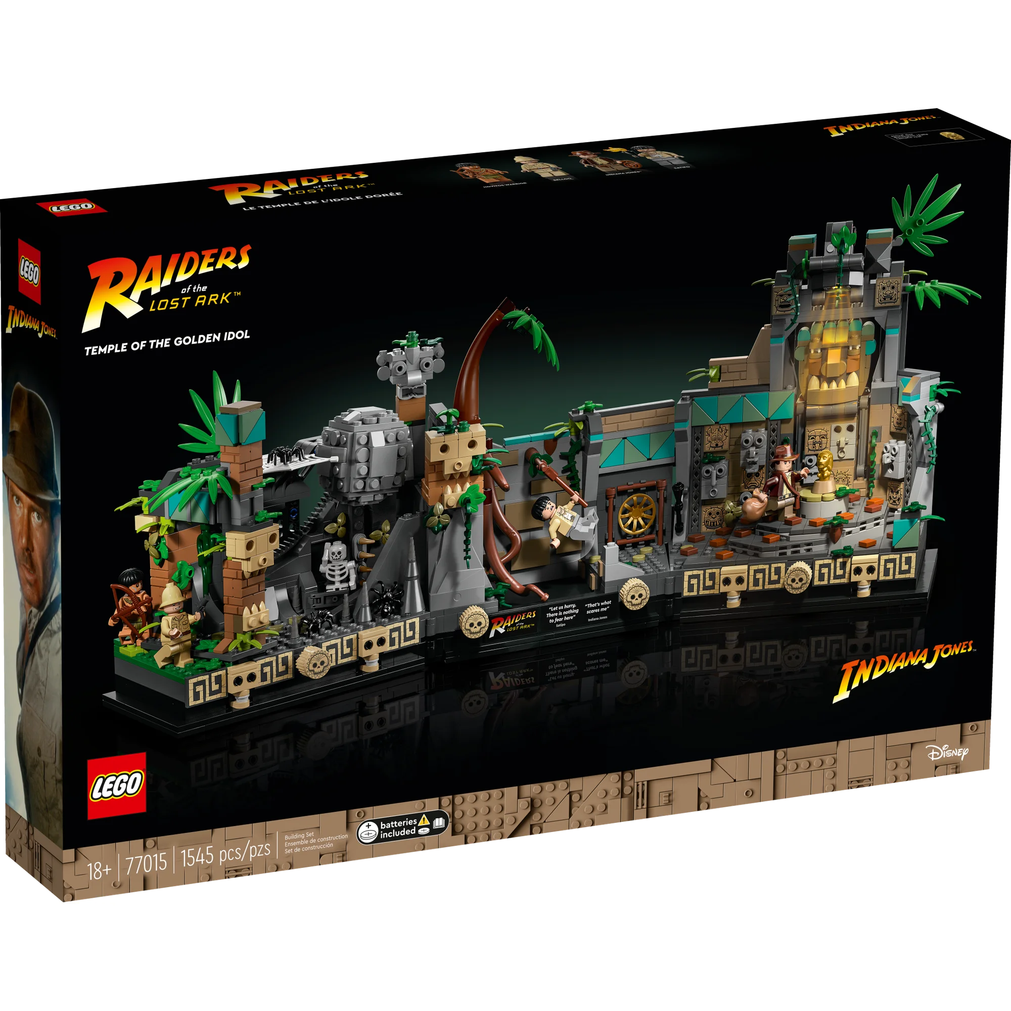 LEGO Raiders of the Lost Ark Temple of the Golden Idol set packaging