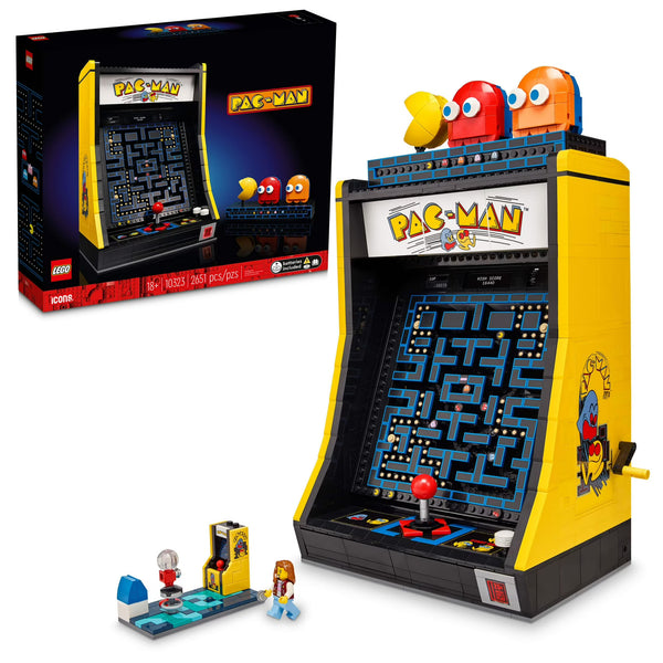 LEGO 10323 Icons PAC-MAN set — completed model with sealed packaging