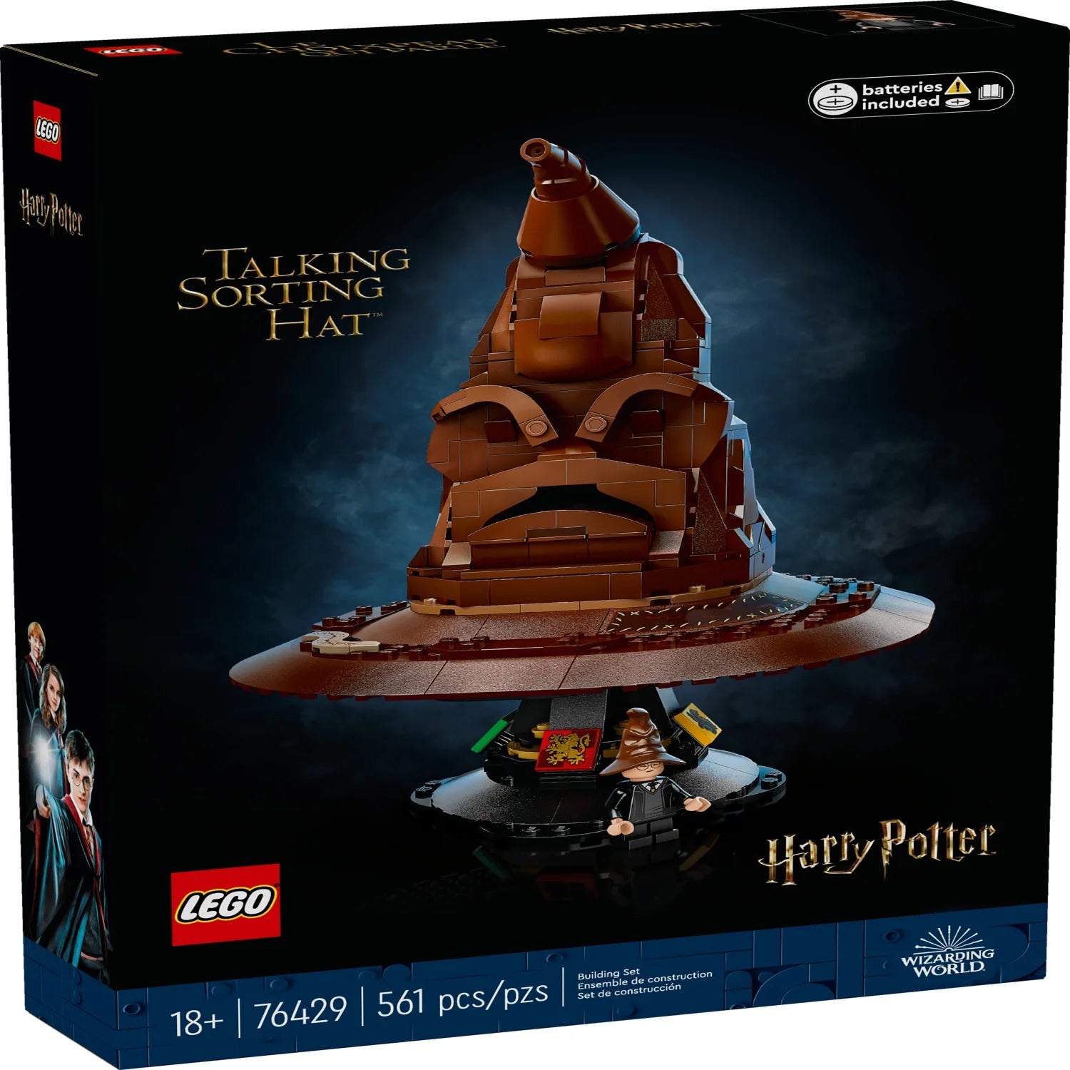 LEGO Harry Potter Talking Sorting Hat set packaging